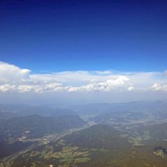 Flugwegposition um 15:08:05: Aufgenommen in der Nähe von St. Marein bei Neumarkt, Österreich in 2780 Meter
